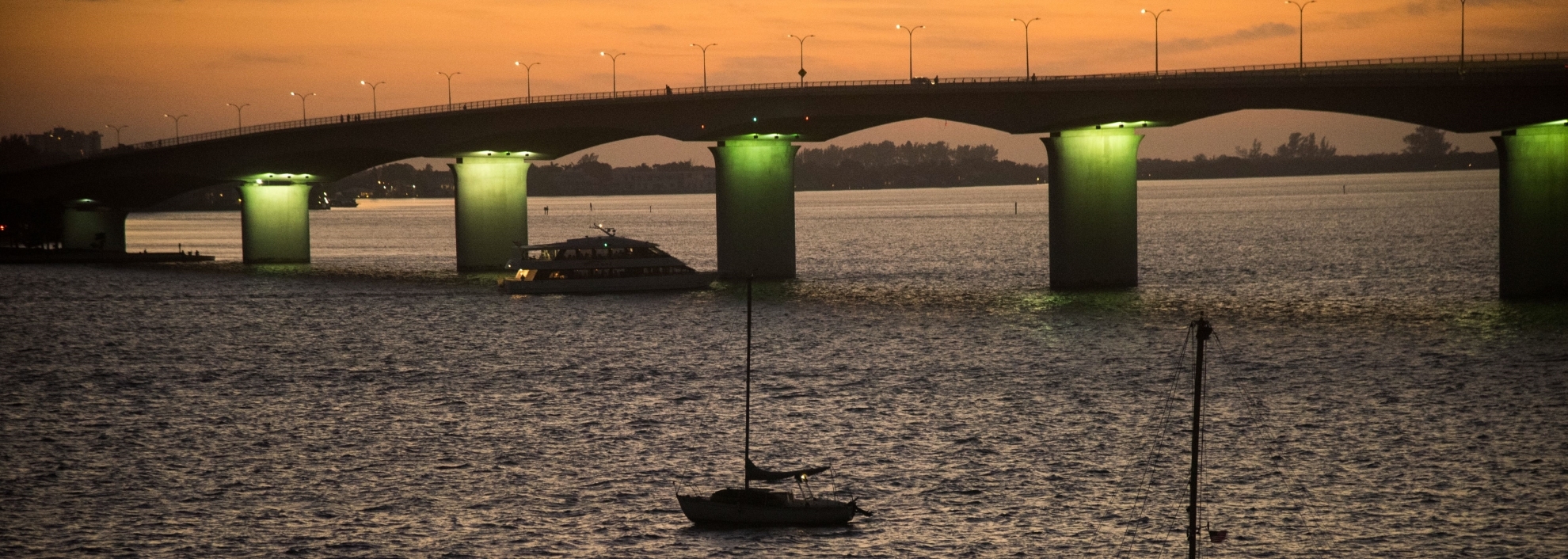 Dusk over Sarasota Bay